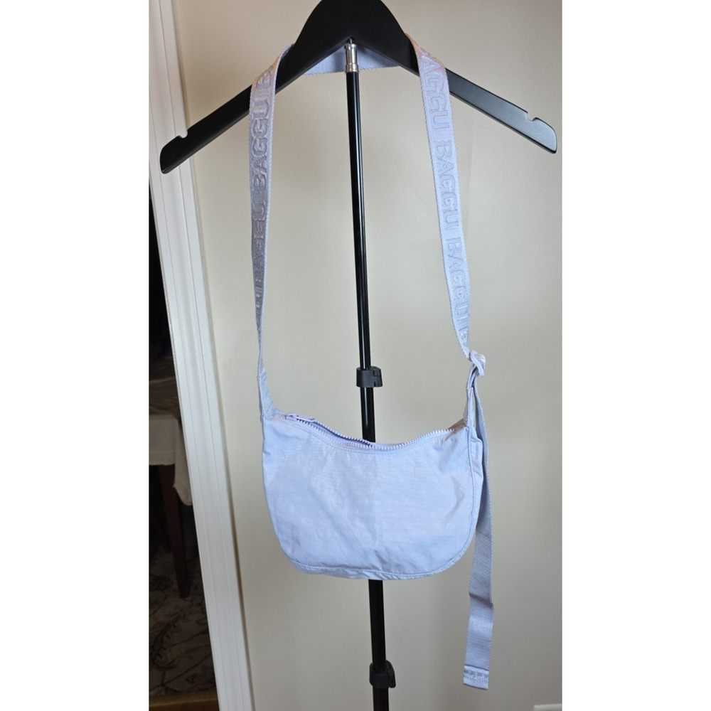 Baggu x Miffy SM Crescent Bag Purple Nylon Crossbody Bunny Print Limited Edition - Picture 5 of 12